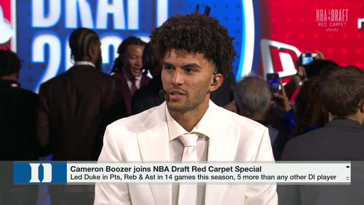 Cameron Boozer asserts he 'should have been No. 1 pick' in NBA Draft 👏 | NBA Today Draft Special