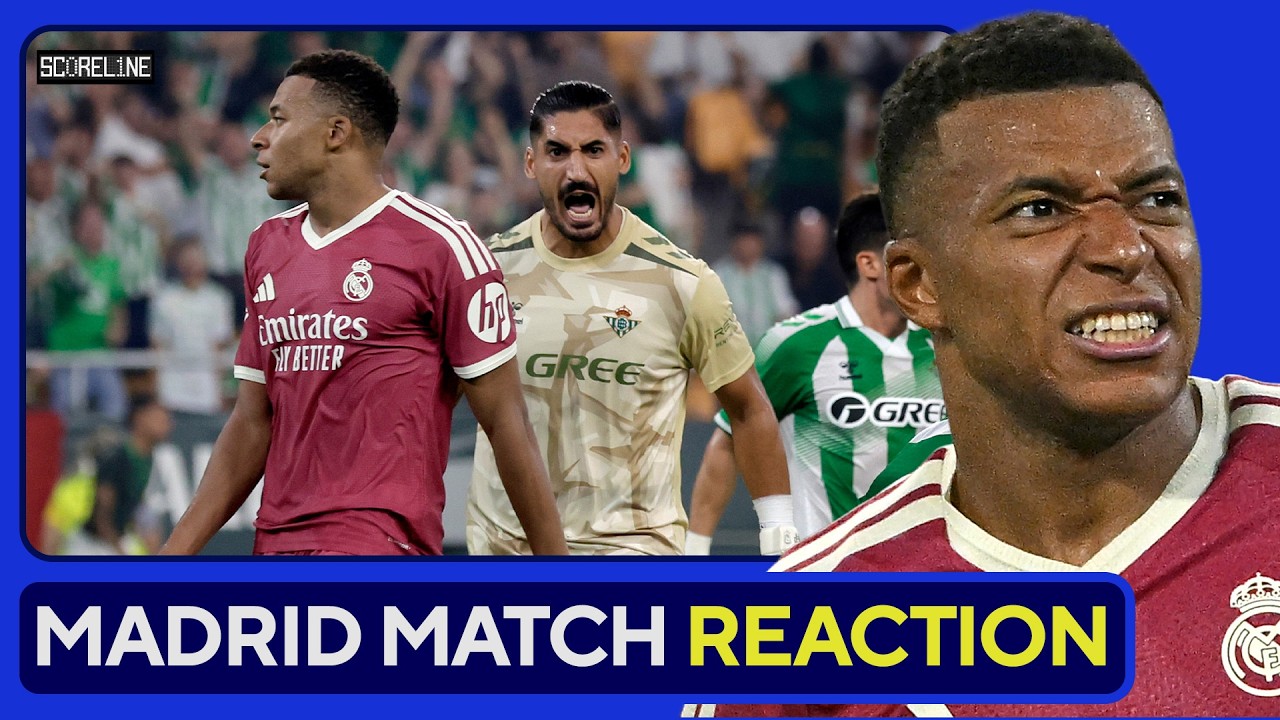 Real Betis SHOCK Madrid in 1-0 Win! Penalty Drama + Panic in Madrid? | Full Match Reaction background