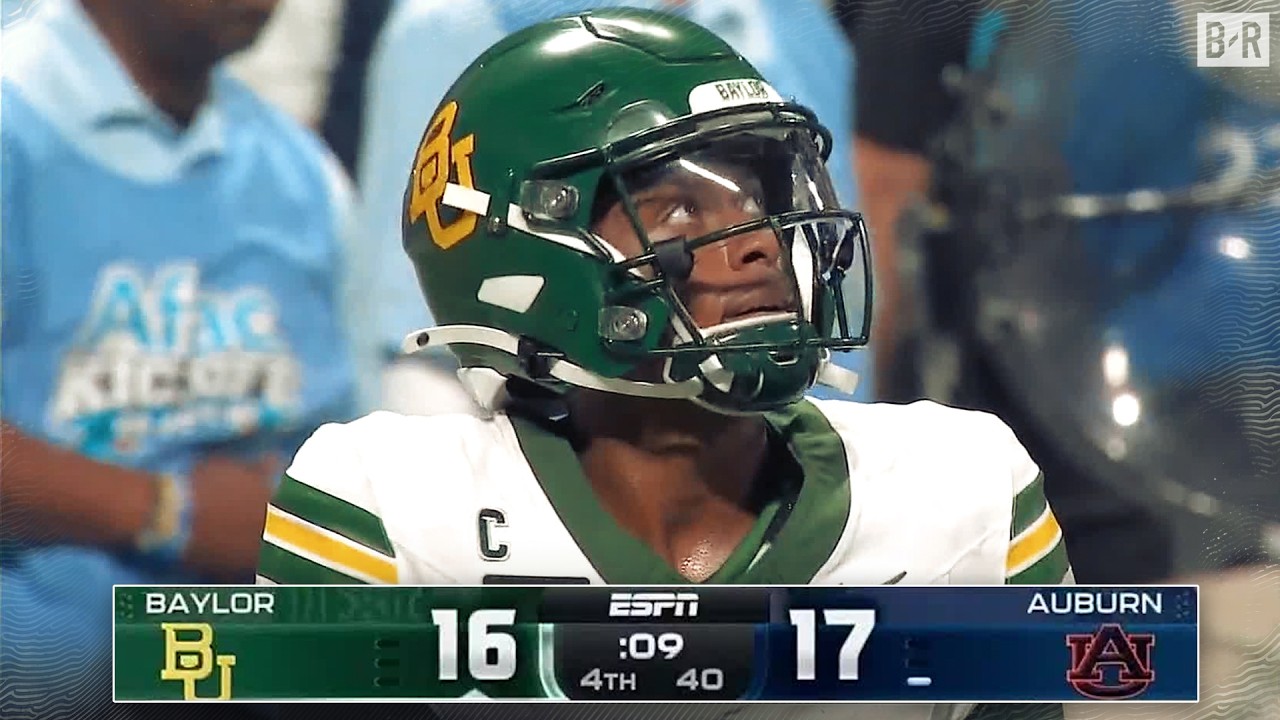 Auburn Stops Baylor's 2-Point Conversion Attempt For the Win