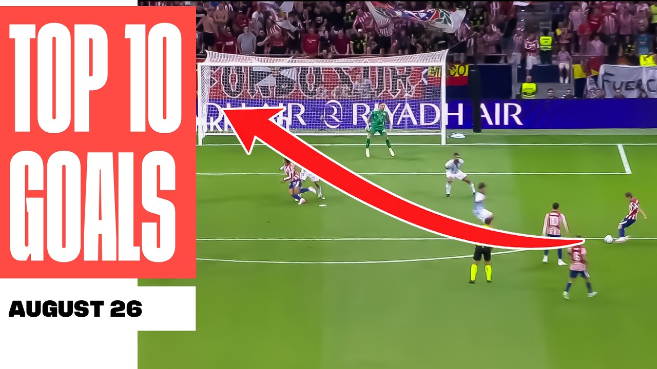 El ZURDAZO de KANG-IN LEE | ¡Los 10 MEJORES GOLES de AGOSTO! ⚽🔝