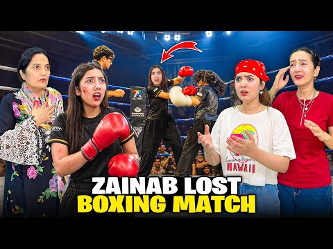 Zainab Boxing Fighting Haar Gayi💔😱|Bhot Zyada Maar Par Gyai😡🥲|Sab Ronay Lag Gaye?😭😰|Fatima Faisal background