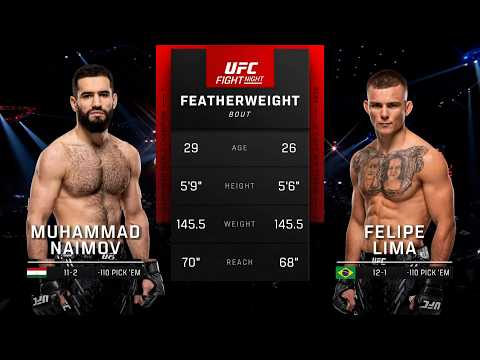 Muhammad Naimov x Felipe Lima | LUTA COMPLETA | UFC Paris