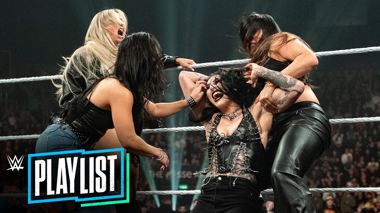 Brutal faction beatdowns: WWE Playlist background