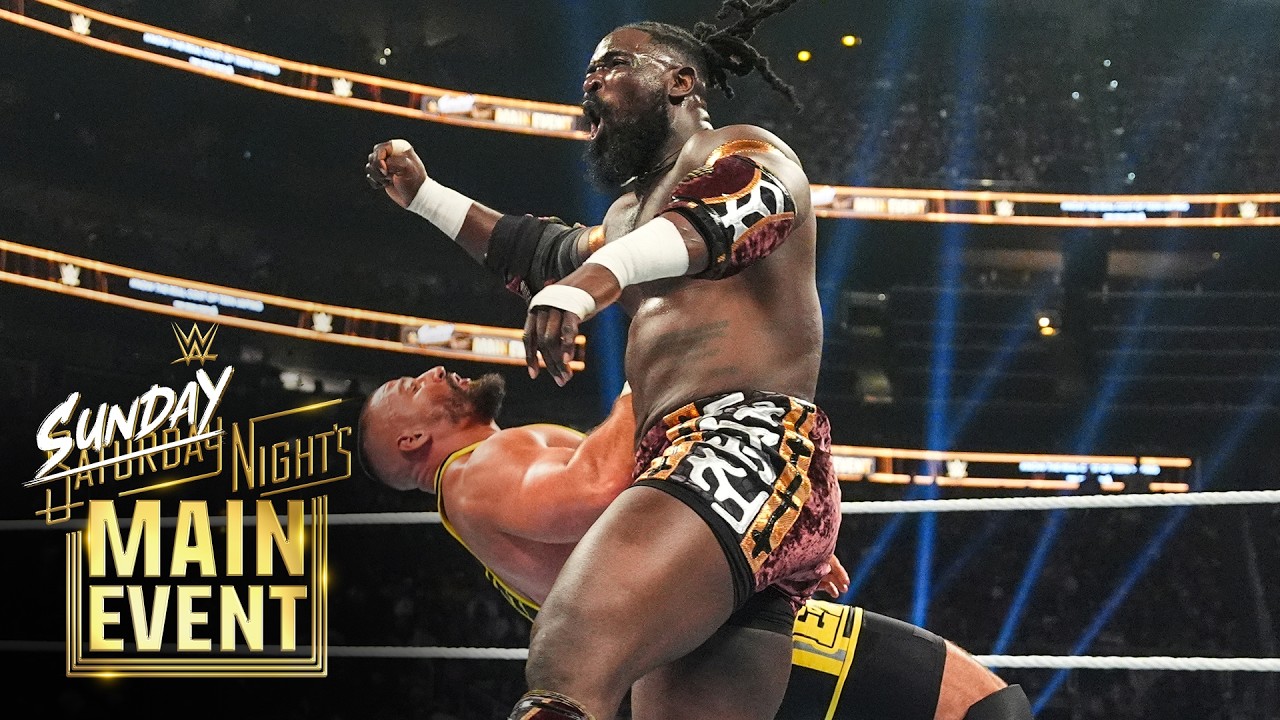 Oba Femi vs. Bron Breakker: Sunday Night's Main Event highlights background