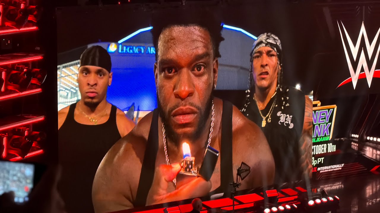 Royce Keys burns The Bloodlines Vehicle - WWE Raw 9/7/2026 background