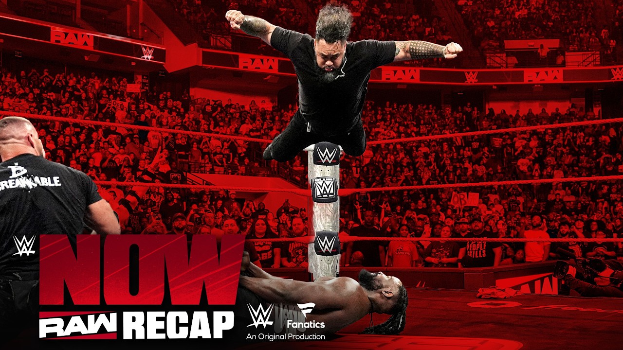 Bronson Reed and The Vision DECIMATE Oba Femi | Raw Recap: WWE Now background