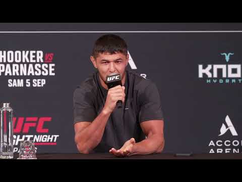 Nursulton Ruziboev full UFC Paris pre-fight media day interview