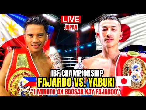 2026 | FAJARDO vs YABUKI IBF CHAMPIONSHIP! 1 MINUTO 4X BAGSAK KAY FAJARDO ANG KN0CKOUT ARTIST!