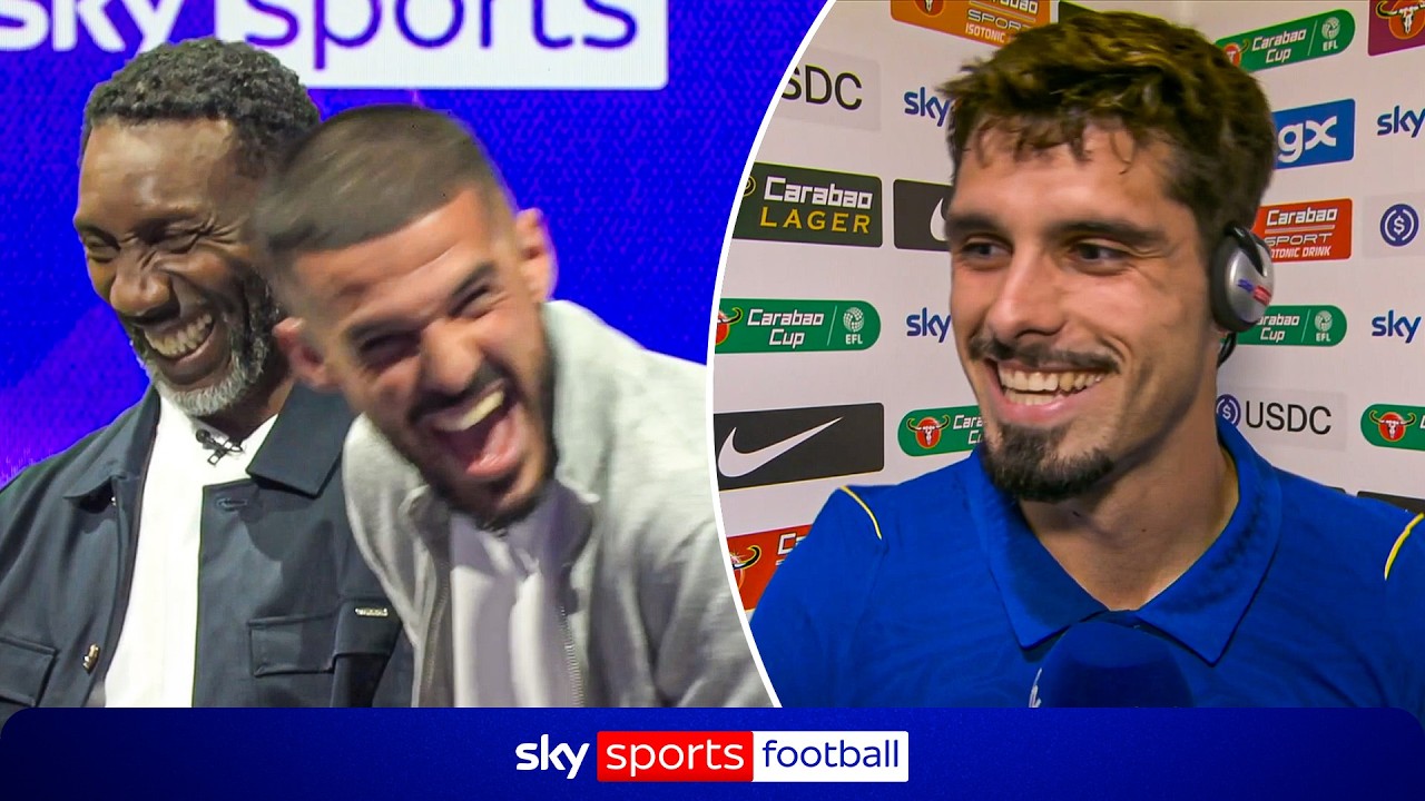 Pedro Neto has Conor Coady & Jimmy Floyd Hasselbaink in HYSTERICS after Chelsea 6-3 Leeds! ЁЯдг background
