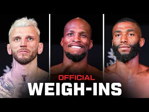 Hooker vs Parnasse Weigh-Ins | UFC Paris background