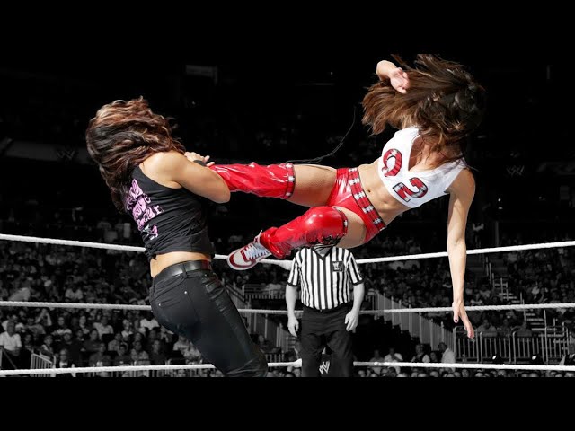 Nikki Bella - Single Leg Dropkick Compilation