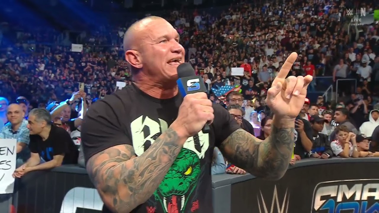 WWE SMACKDOWN RANDY ORTON ENTRANCE 08/21/26 backdrop