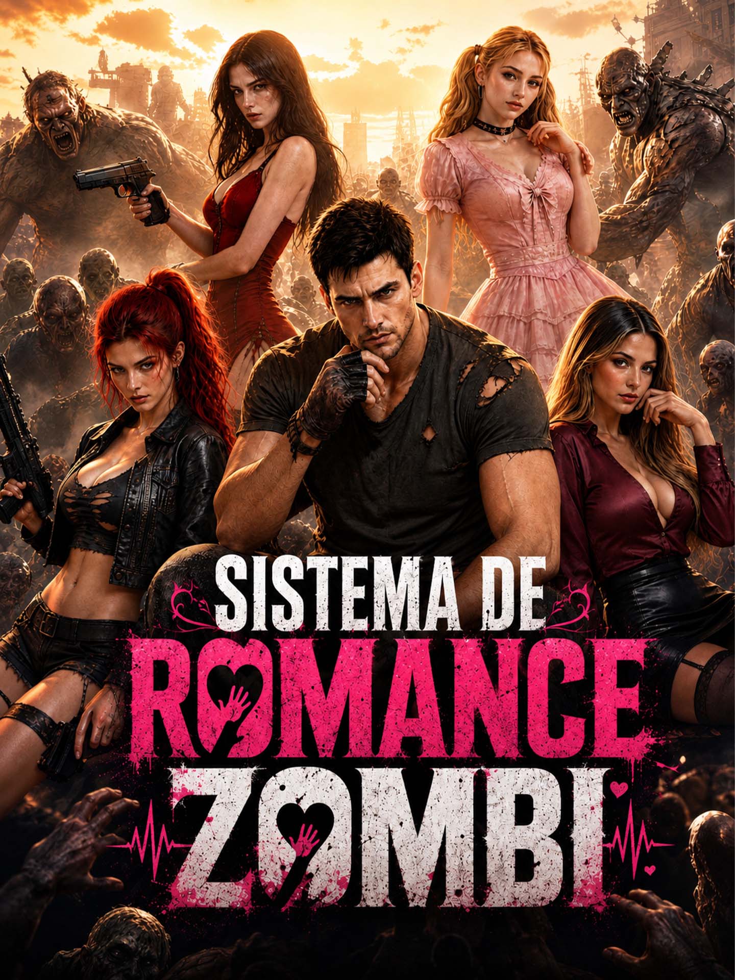 Sistema de romance zombi poster