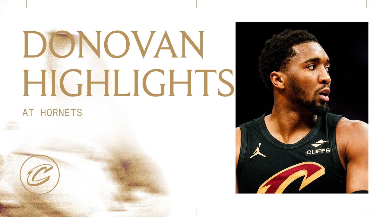 Cavs at Hornets | Donovan Mitchell Highlights | 02.20.2026 backdrop