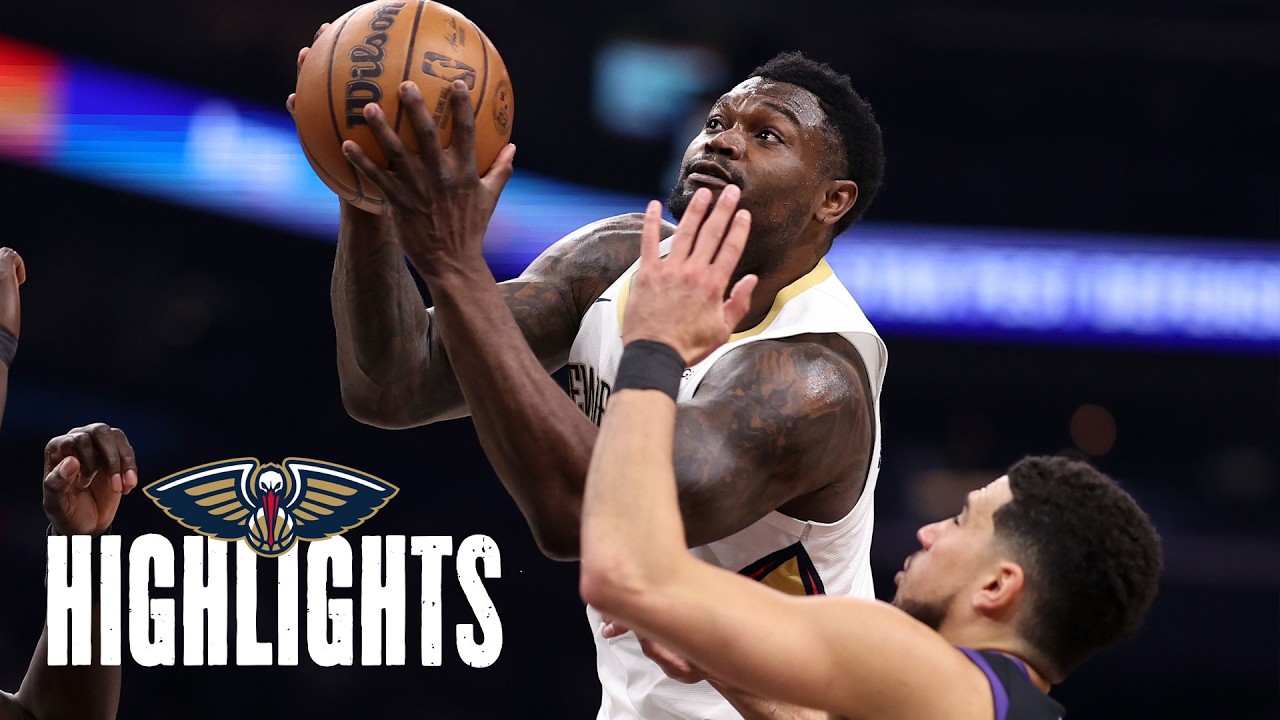 Zion Williamson Highlights vs. Phoenix Suns 3/6/26 backdrop
