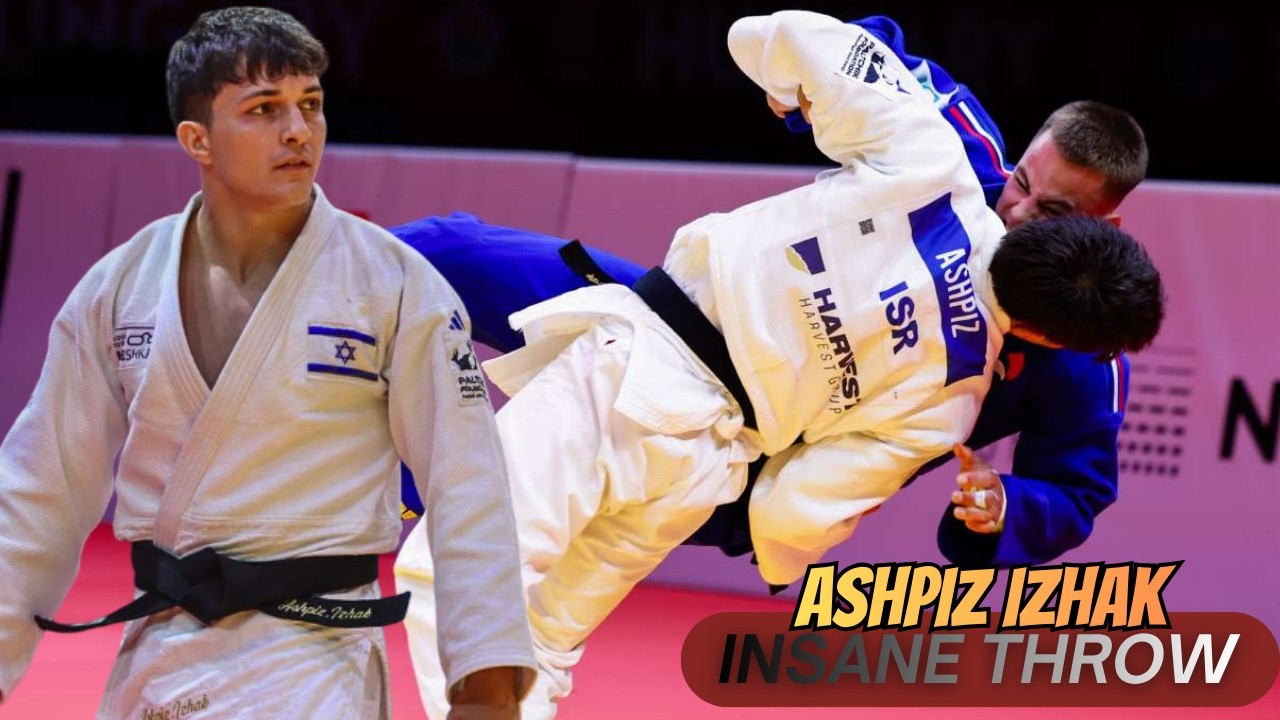 🥇 ASHPIZ IZHAK WINS GOLD | -60KG Hungary Grand Slam 2026 backdrop