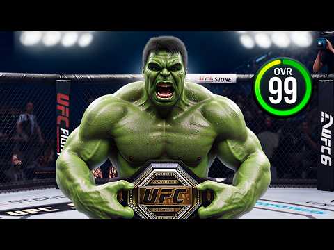 Metí a HULK en la UFC y pasó esto... 🧪 background