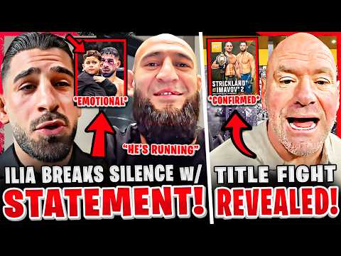 Ilia Topuria RELEASES EMOTIONAL MESSAGE! Sean Strickland vs Nassourdine Imavov CONFIRMED! Dana White