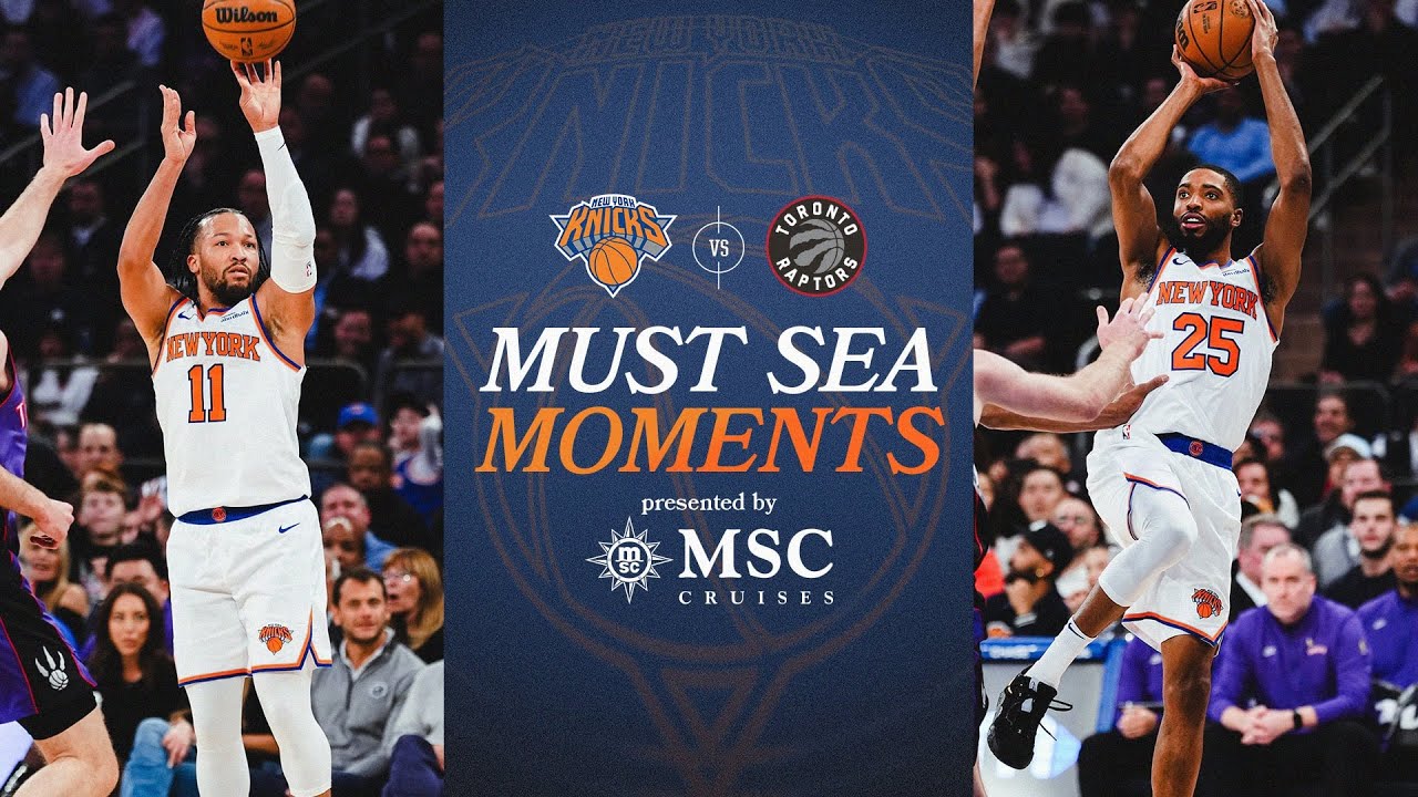 Knicks defeat Toronto Raptors at home | January 8, 2025 | FULL Game Highlights