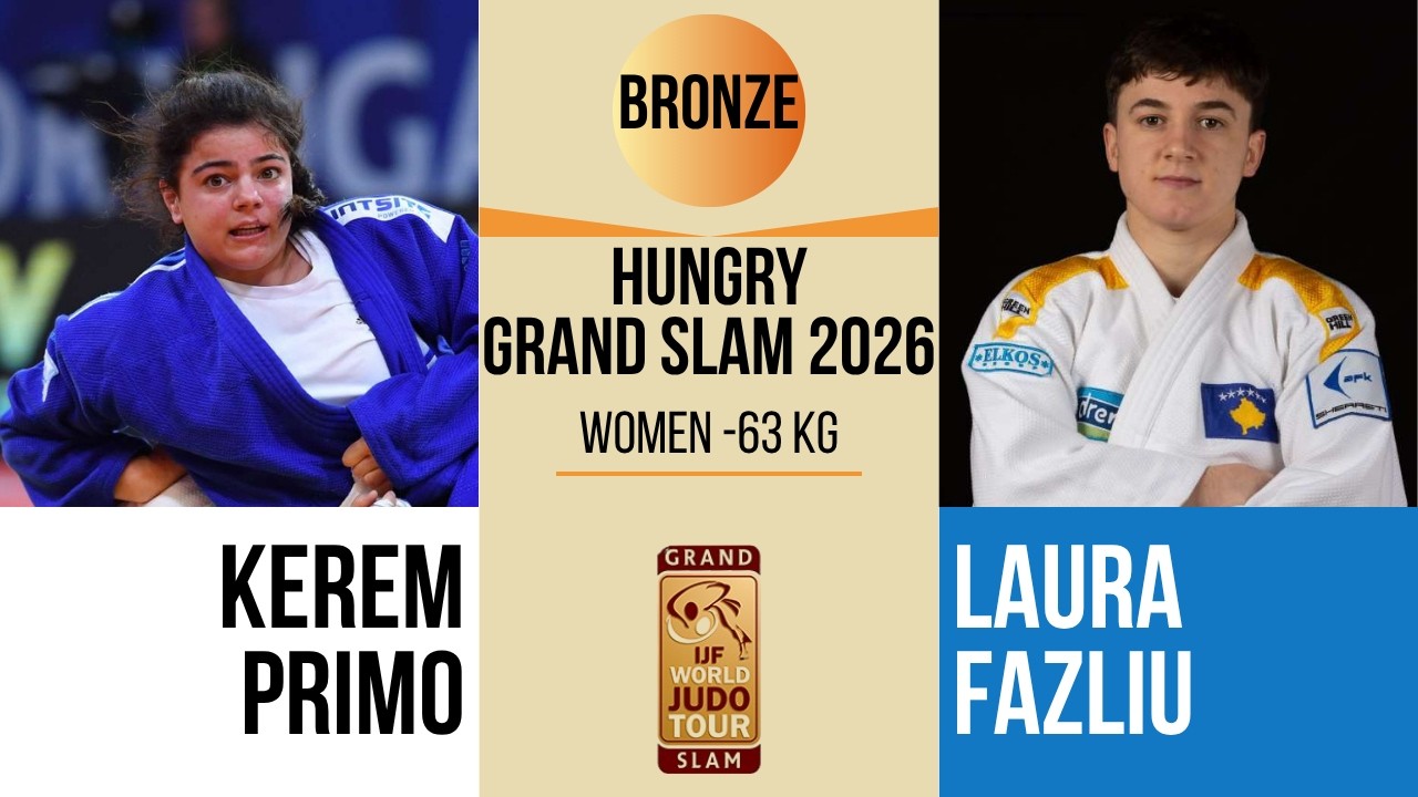 Kerem PRIMO VS Laura FAZLIU | Hungary Grand Slam 2026 | BRONZE -63 kg