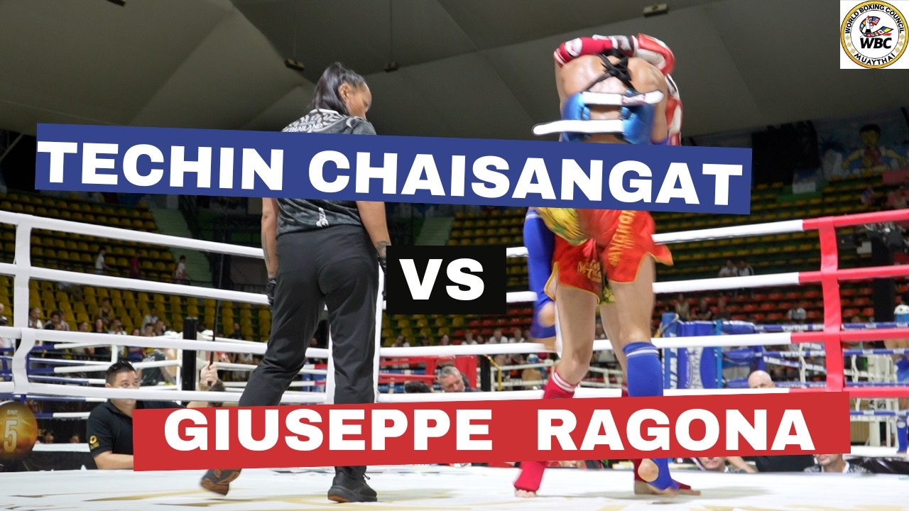 TECHIN CHAISANGAT (blue Thailand) vs Giuseppe Gioacchino Marchese Ragona (Red)