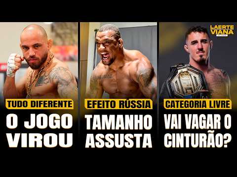 🚨BRASILEIRO DEMITIDO DO UFC, MALHADINHO MONSTRUOSO, MUDANÇA DE JEAN SILVA, ASPINALL SEM CINTURÃO? E+ backdrop