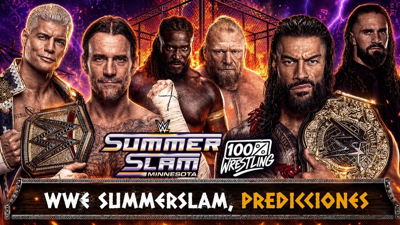 WWE SummerSlam 2026: ¡Predicciones COMPLETAS! | Noche 1 y Noche 2 🔥 background