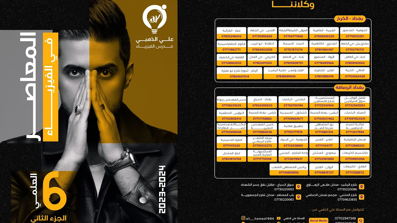 فيزياء السادس العلمي 2024 كورس ثاني