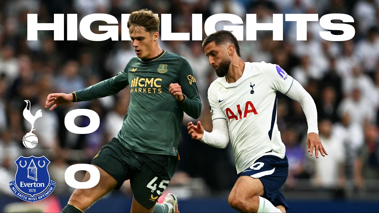 Spurs 0-0 Everton | Premier League Highlights