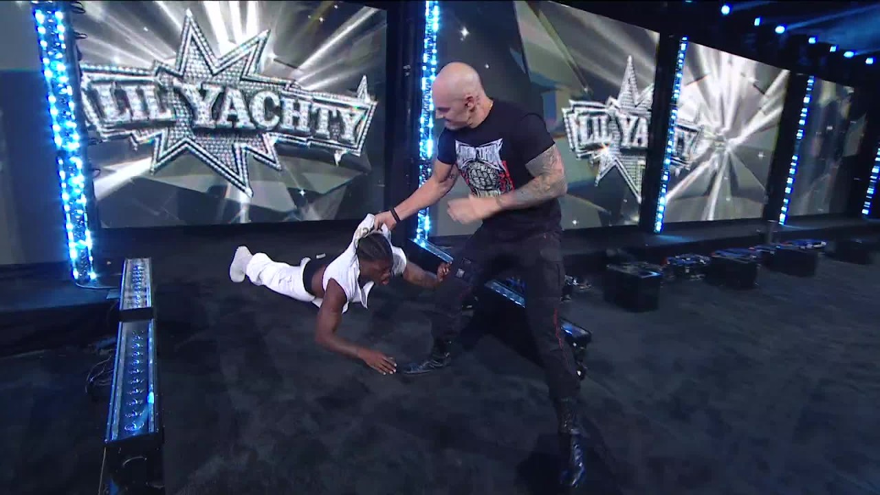 Baron Corbin brutally attacks Lil Yachty: SmackDown highlights, Sept. 11, 2026 background