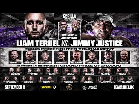 Darren Till's Gorilla Promotions 90Kg Prizefighter Tournament | Free & Live Boxing on talkSPORT background