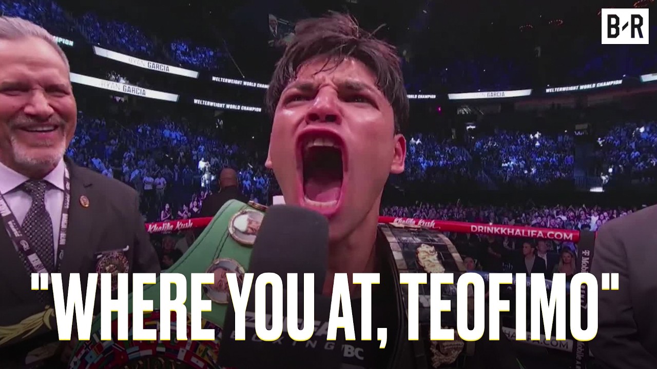 Ryan Garcia Challenges Teofimo Lopez, Nearly Goes After Him