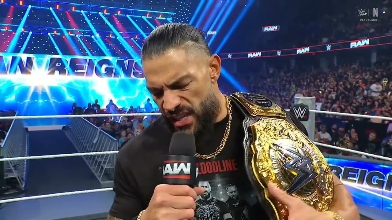 WWE RAW ROMAN REIGNS ENTRANCE 08/31/26