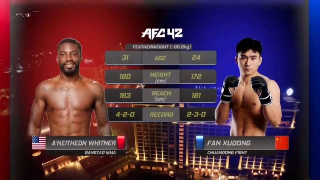 AFC42 제5경기 A'Keitheon Whitner vs Fan Xudong