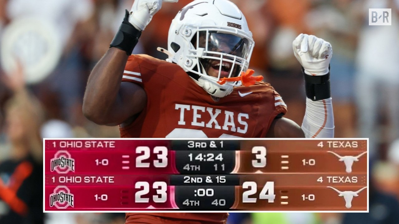 TEXAS COMES BACK FROM DOWN 20 TO TAKE DOWN NO. 1 OHIO STATE