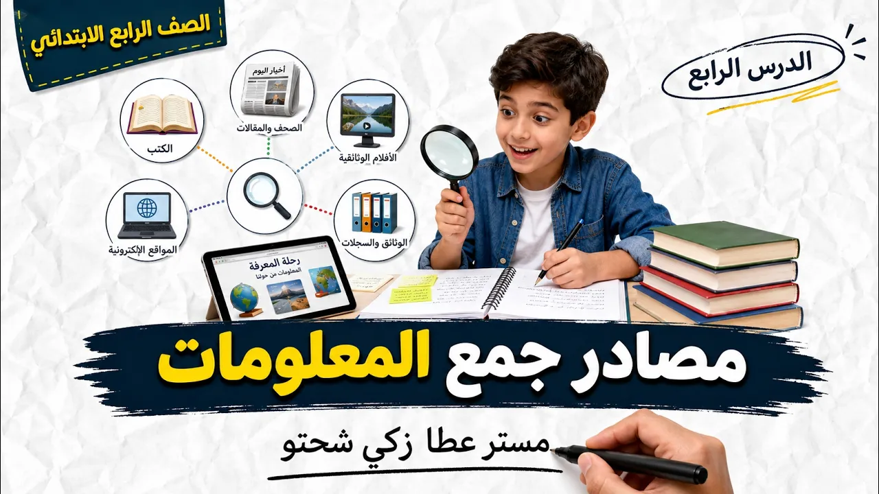 دراسات الصف الرابع الابتدائى 2027 الترم الأول