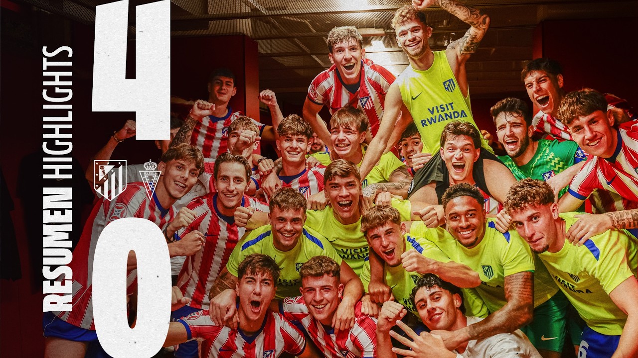 Atlético Madrileño 4-0 Real Murcia | ⚽ Cubo (2), Álvaro Santos y Edgar | RESUMEN - 1ª RFEF, J3