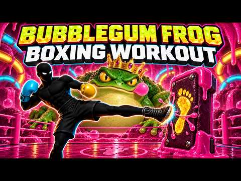 🐸 BUBBLEGUM FROG BOSS 🥊 Interactive Boxing Workout | Rhythm Game 🎮 Immersive Warm Up