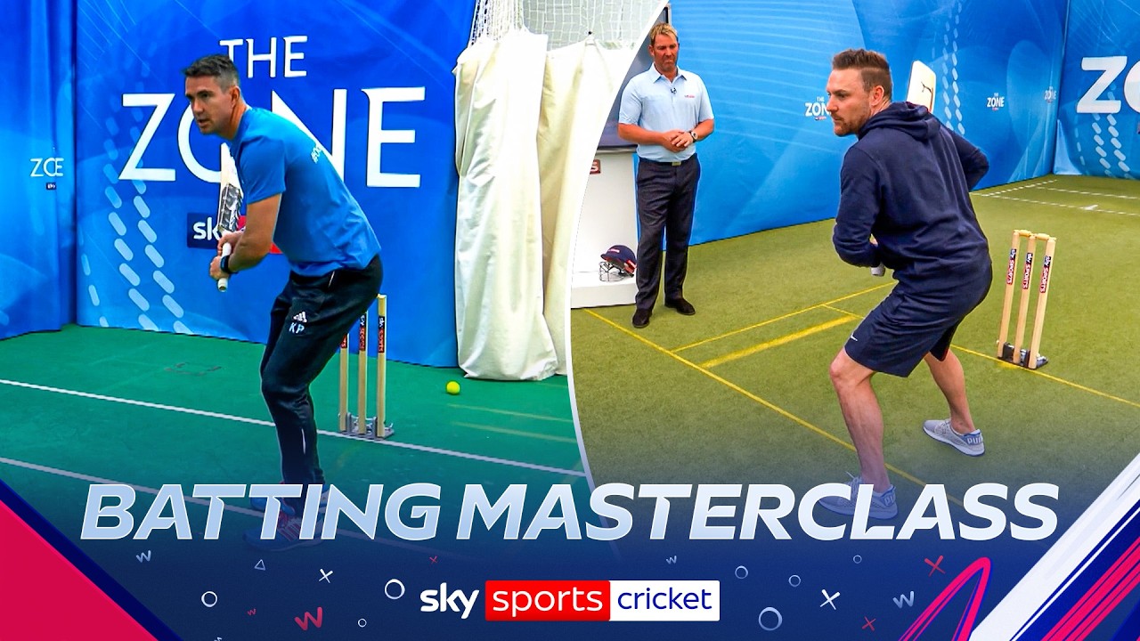 Kevin Pietersen and Brendon McCullum batting masterclass!