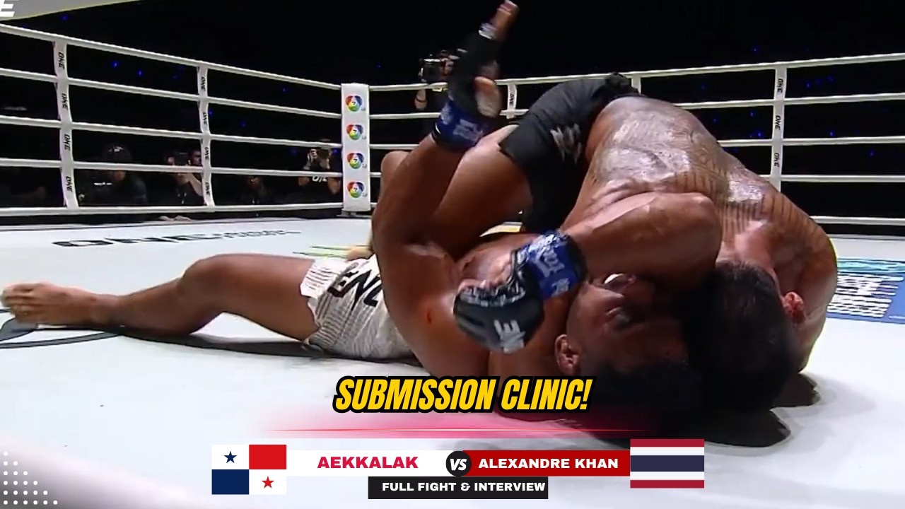 VICE-LIKE ARM-TRIANGLE CHOKE! Alexandre Khan Dismantles Panamanian Grappler With Brutal Finish! background