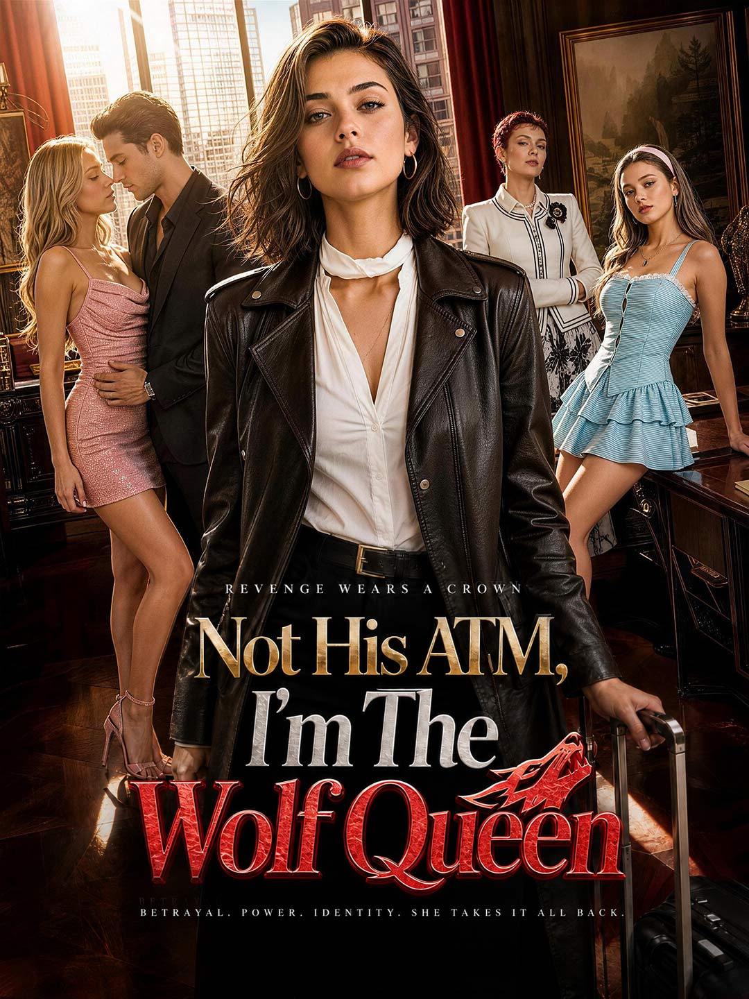 Not His ATM, I'm The Wolf Queen — blurred background
