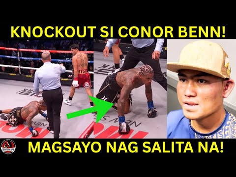 Ryan Garcia Round 2 KNOCKOUT si Conor Benn! Teofimo SUMUGOD! Magsayo nagsalita sa TALO!