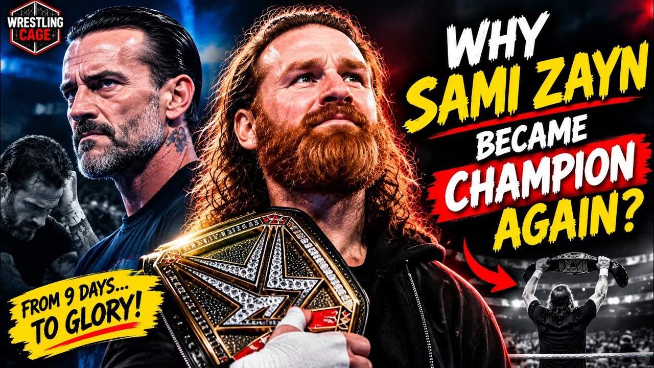 Why Sami Zayn Became Undisputed WWE Champion Again. 😱😱 background