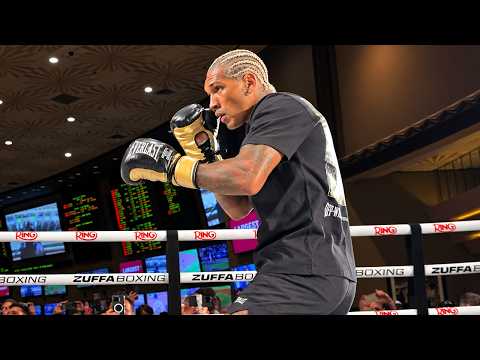 Conor Benn NOT WEIGHT DRAINED? Looks FAST in Media Workout vs Ryan Garcia background