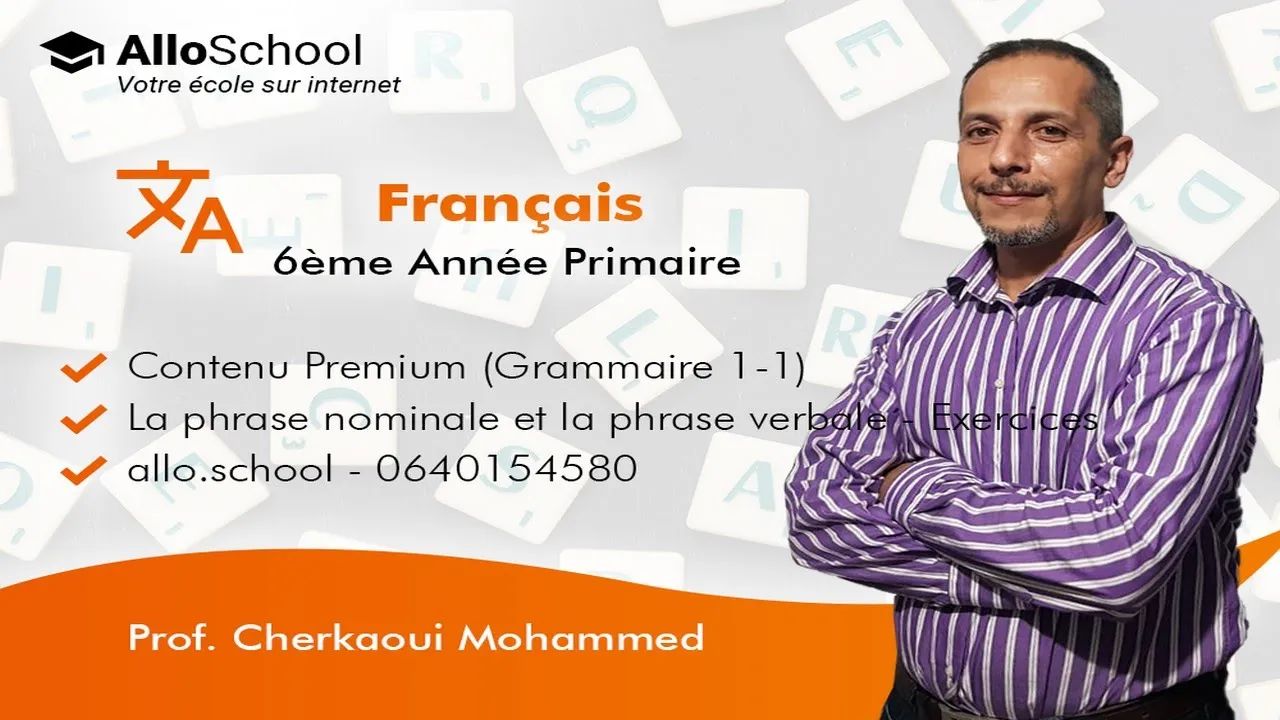 Français 6e Primaire (Mr CHERKAOUI Mohammed)