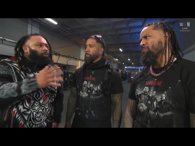 The Usos & Jacob Fatu backstage segment _ WWE Raw 14 September 2026