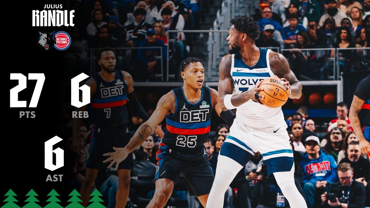 Julius Randle Scores 27 Points At Pistons | 04.02.26 background