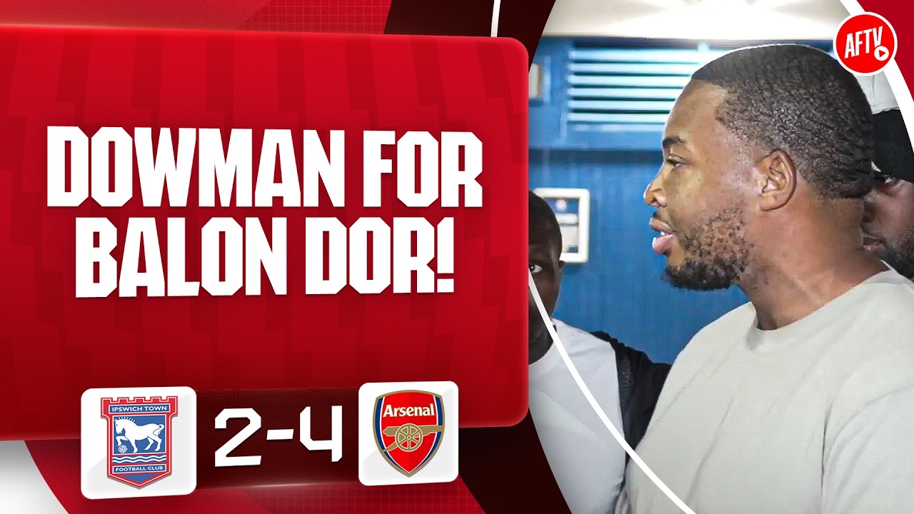 Dowman For Balon Dor! | Ipswich 2-4 Arsenal background