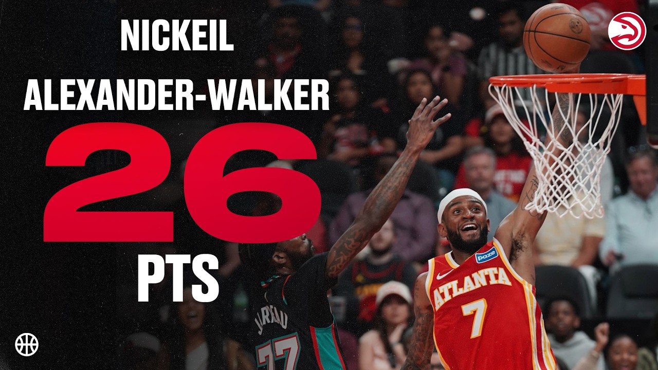 Nickeil Alexander-Walker drops 26 Points for Hawks in 11th Home Win in a Row background