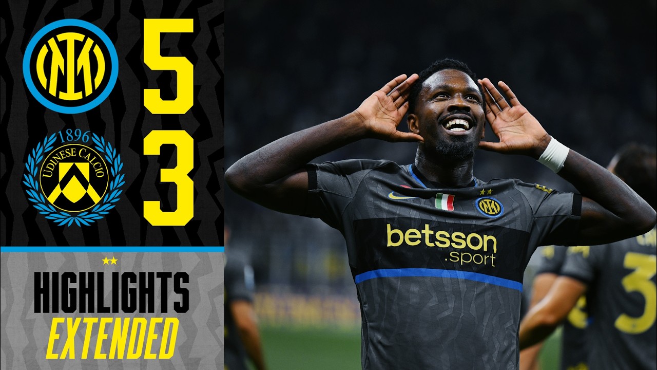 SPETTACOLO A SAN SIRO! RIMONTA E 5 GOL! | INTER 5-3 UDINESE | EXTENDED HIGHLIGHTS 📹🖤💙